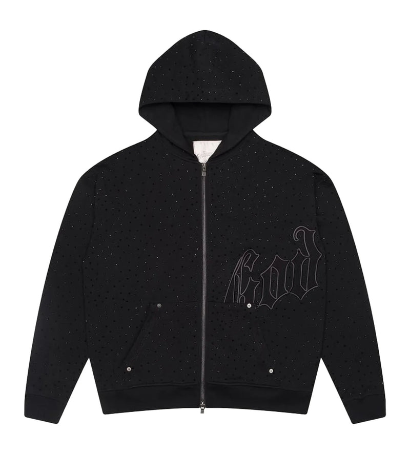 GODSPEED - OG Logo VVS V2 Zip-Up - Black