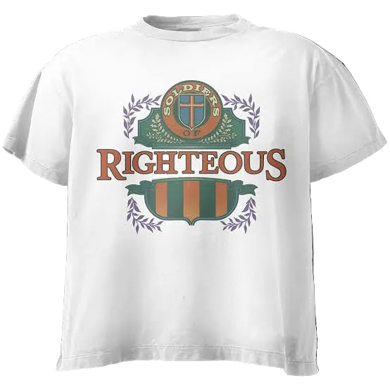 We Are Righteous - Soldier of Righteous Tee - White