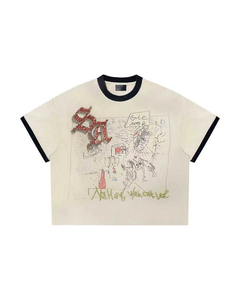 Stile De Amor - Nun Without SA Tee - Cream