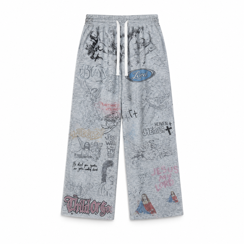 We Are Righteous - Jesus My Lord Sweatpants - Grey