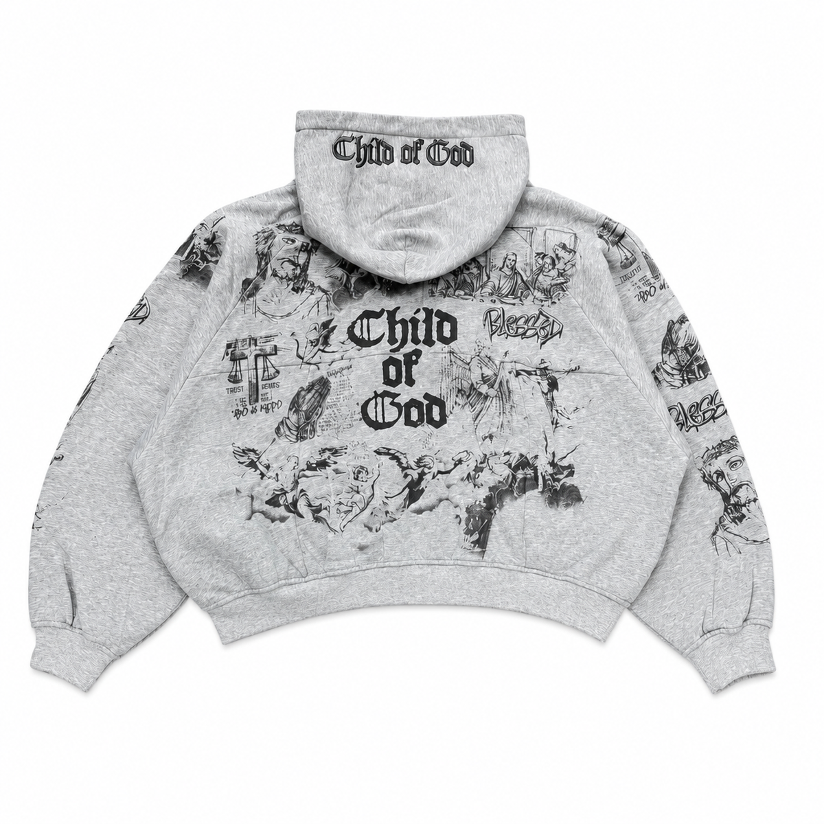 We Are Righteous - God Got Us Zip-Up - Grey
