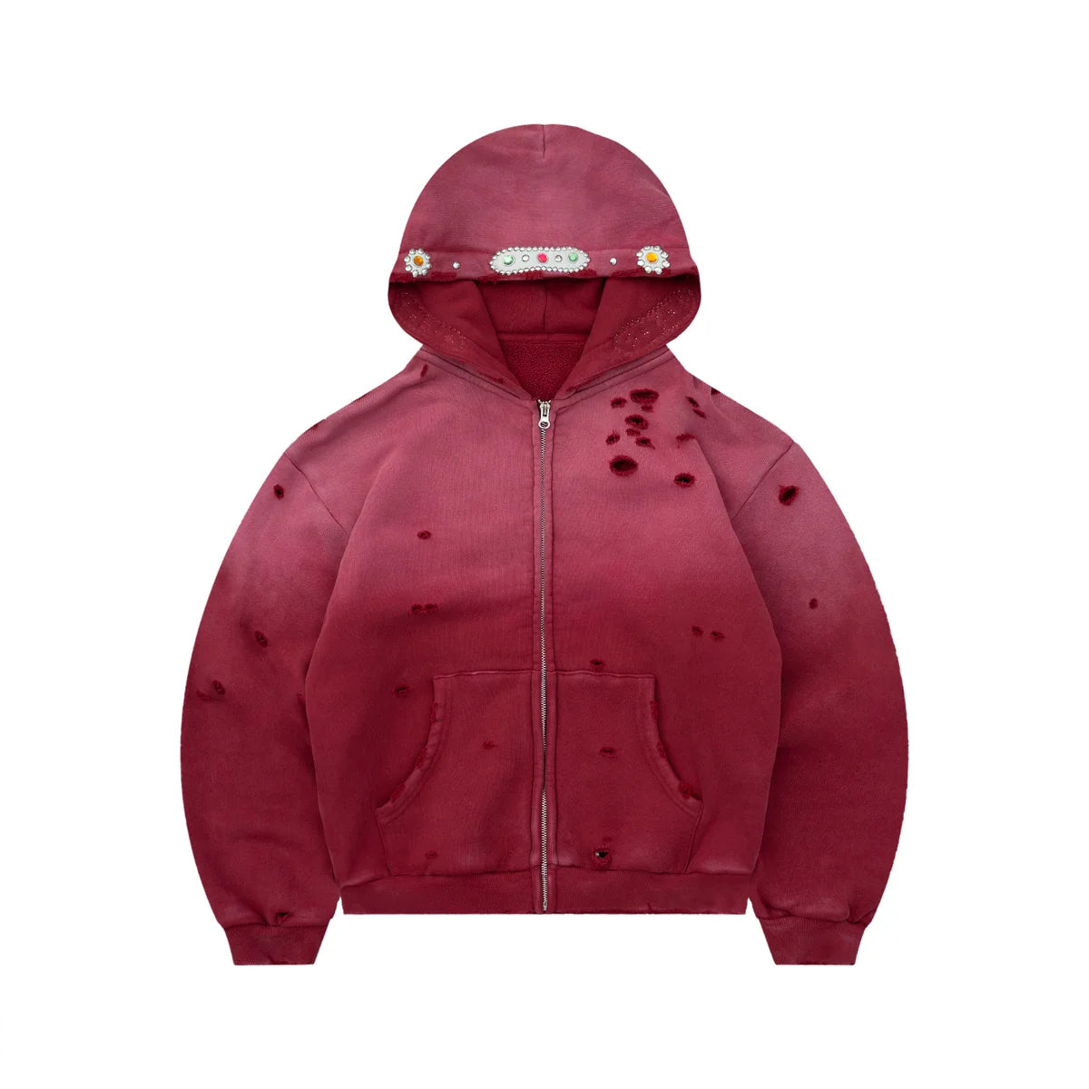 Bravest Studios - Sapphire Zip Up - Red
