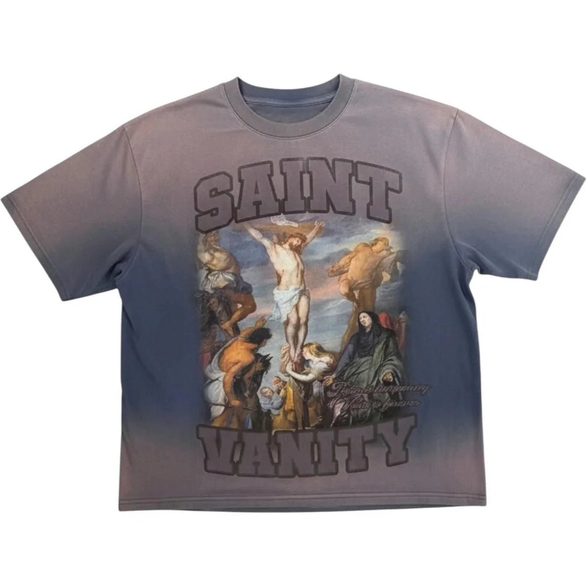 Saint Vanity - Pain Is Temporary Tee - Washed Blue