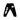 Saint Vanity - Varsity Sweatpants - Black/Cream