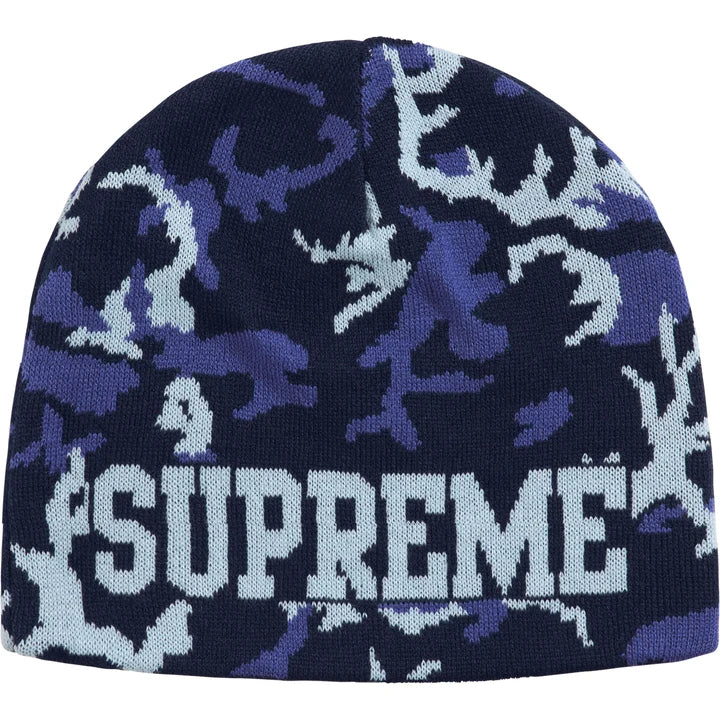 Supreme - Reversible Camo Beanie (FW26) - Blue