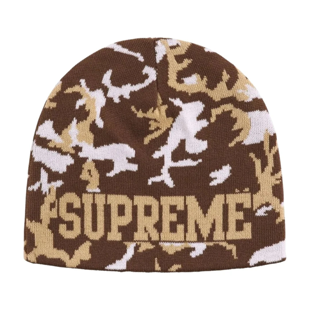 Supreme - Reversible Camo Beanie (FW26) - Brown