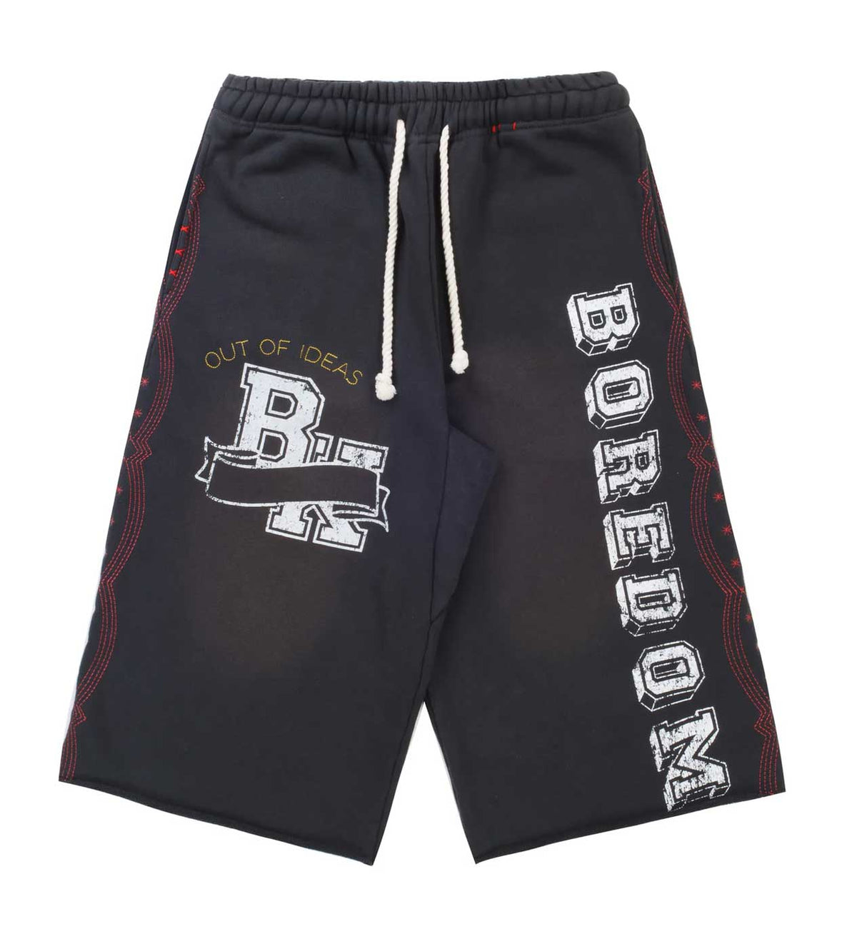 Boredom Kills - Collegiate Sweatshorts - Vintage Black