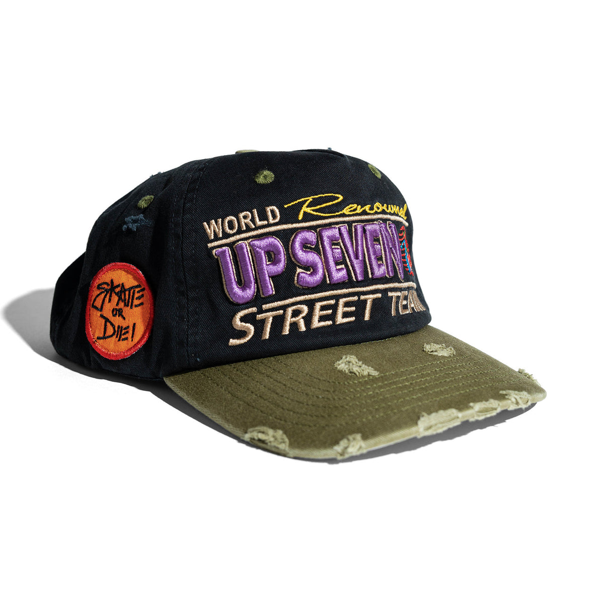 Up7Skate - Intl Street Team Hat - Black/Green