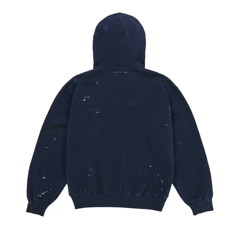 Supreme x Maison Margiela - Box Logo Zip Up Hoodie - Navy