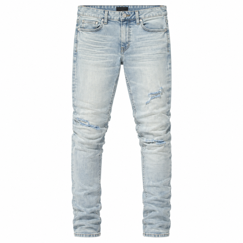 SERENEDE - Potala Palace Jeans - Light Blue
