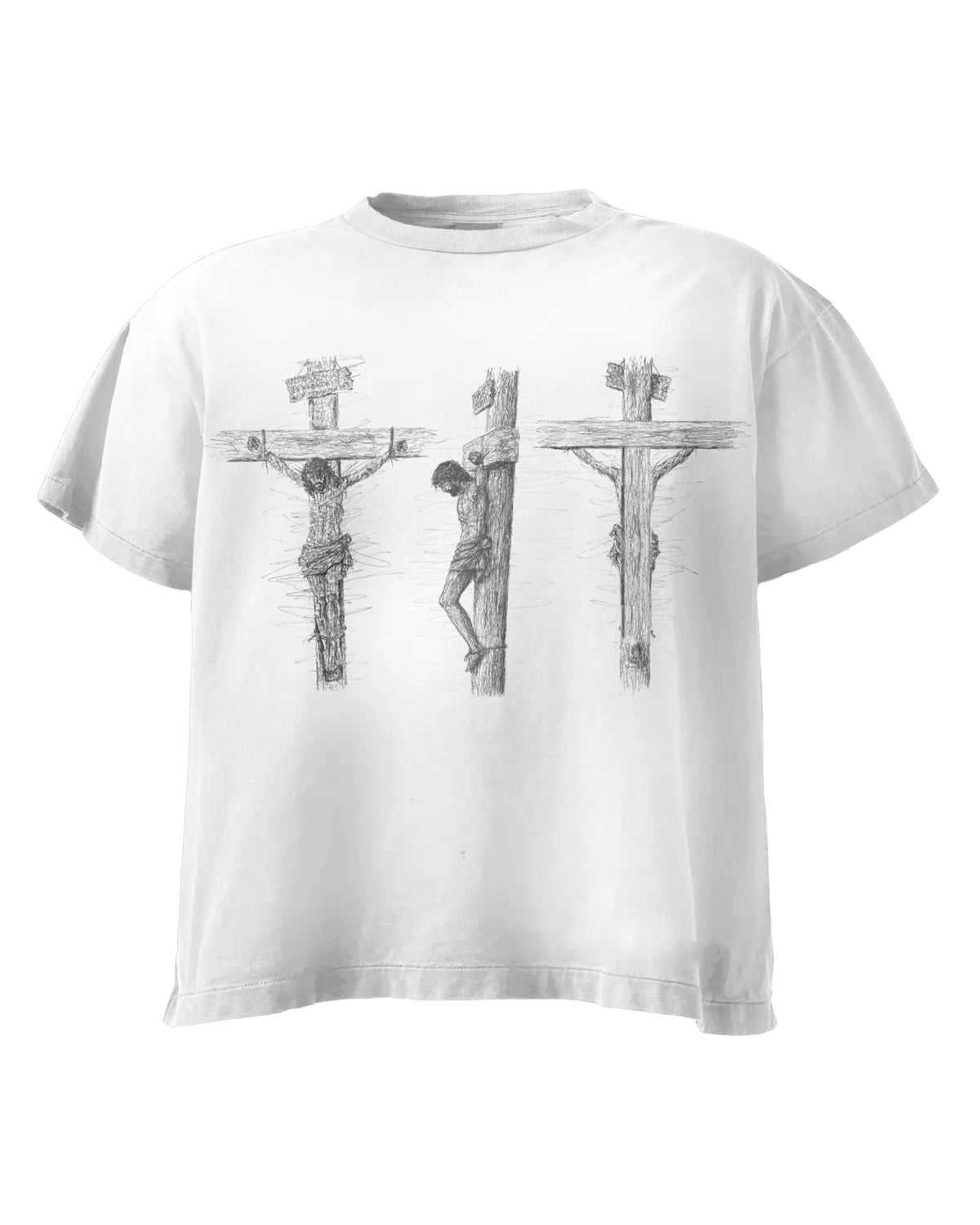 We Are Righteous - Drawn Three Perspectives Tee - White
