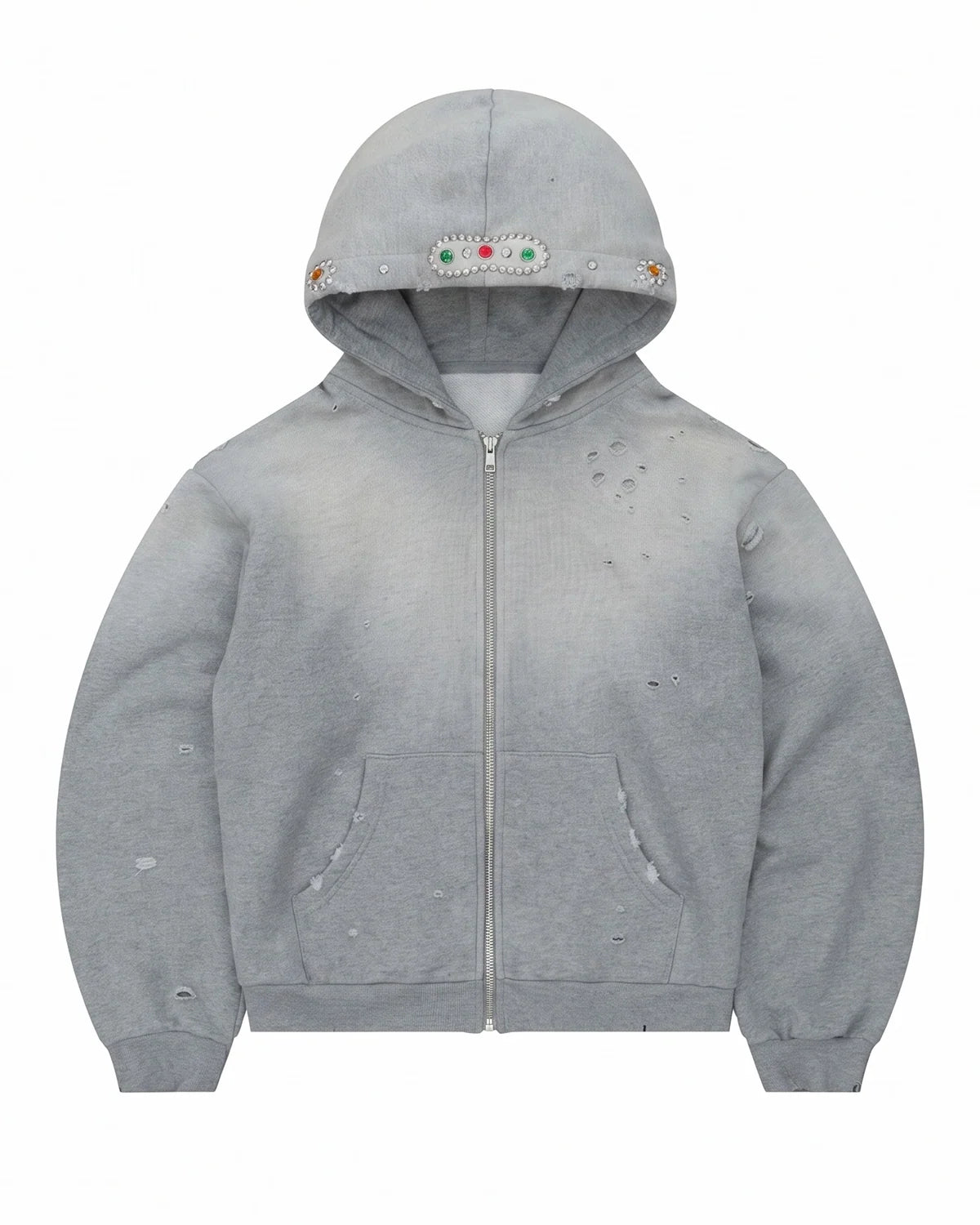 Bravest Studios - Sapphire Zip Up - Grey