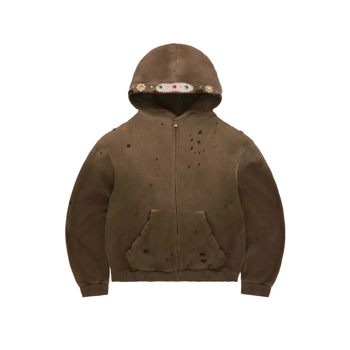 Bravest Studios - Sapphire Zip Up - Brown