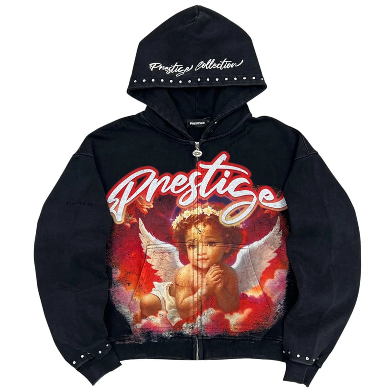 Prestige Collections - Prestige Angel Zip-Up - Black/Red