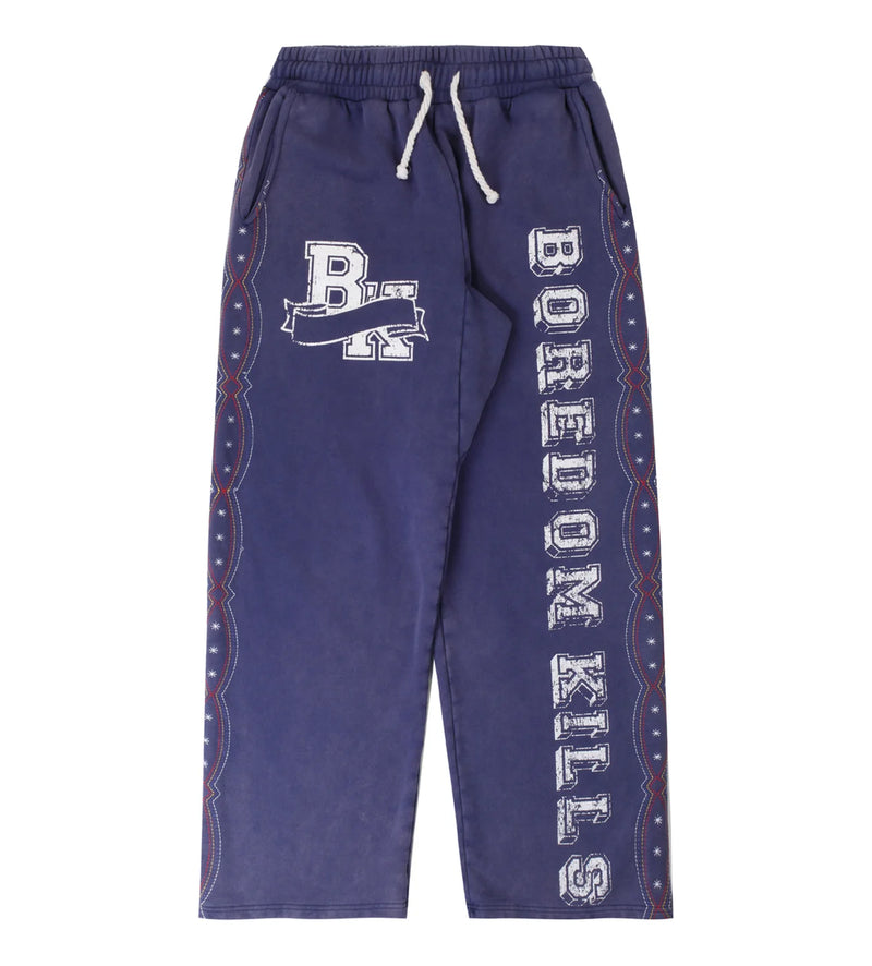 Boredom Kills - Collegiate Sweatpants - Navy
