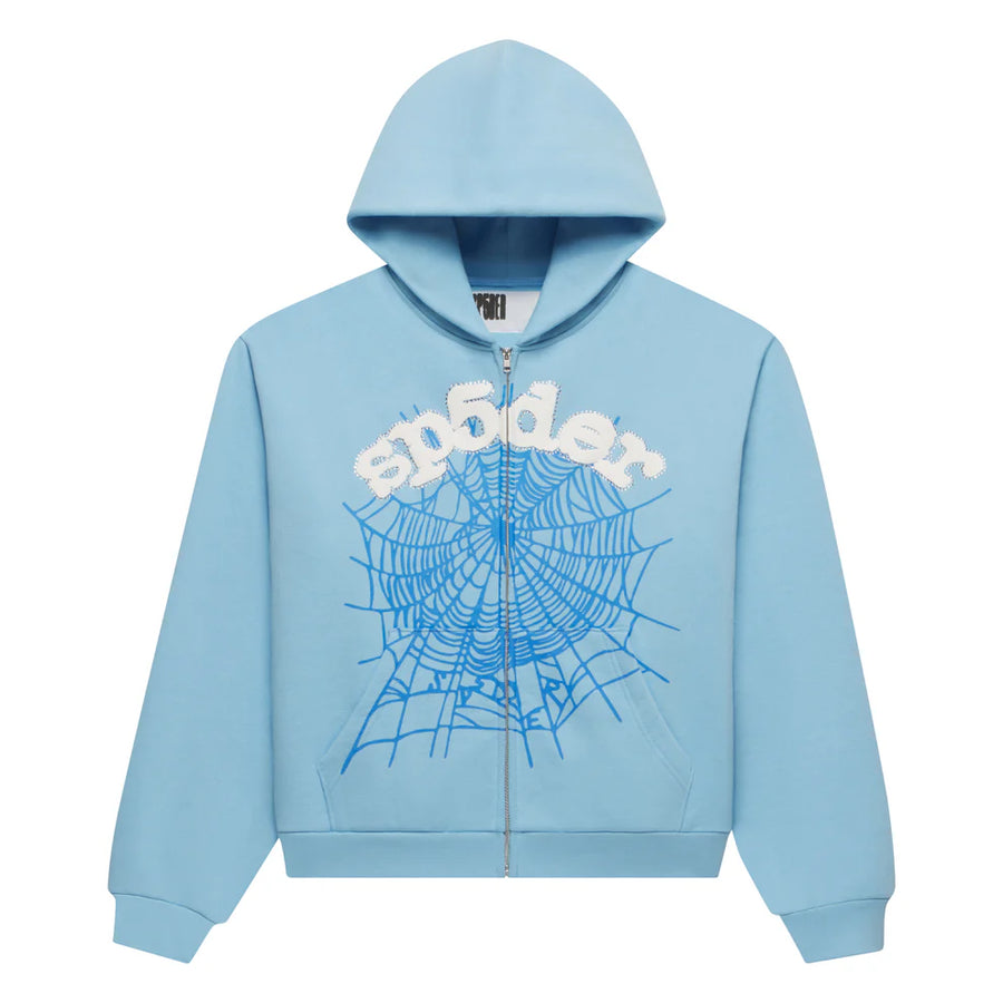 SP5DER - OG WEB ZIP-UP - Sky Blue