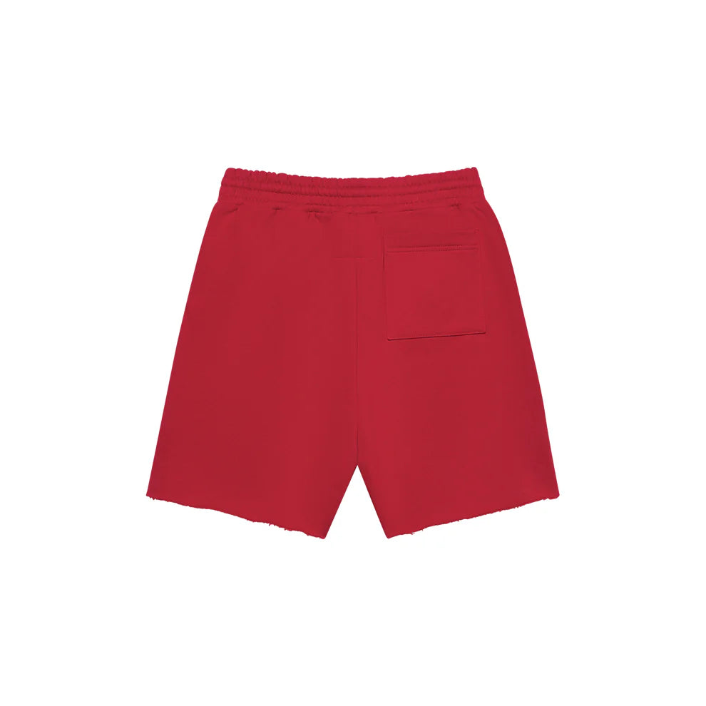 SP5DER - Angel Number Sweatshort - Merlot