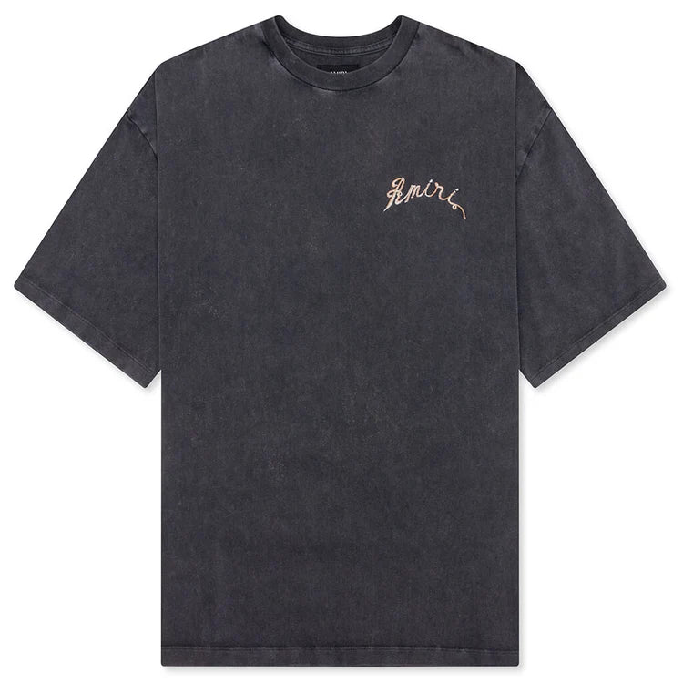 AMIRI - Oversized Dragon Tee - Black