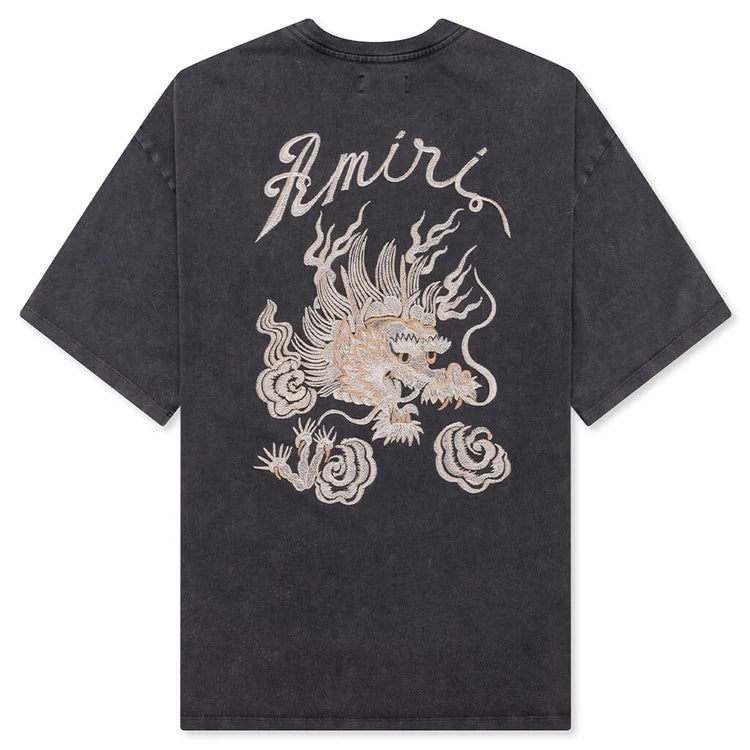 AMIRI - Oversized Dragon Tee - Black