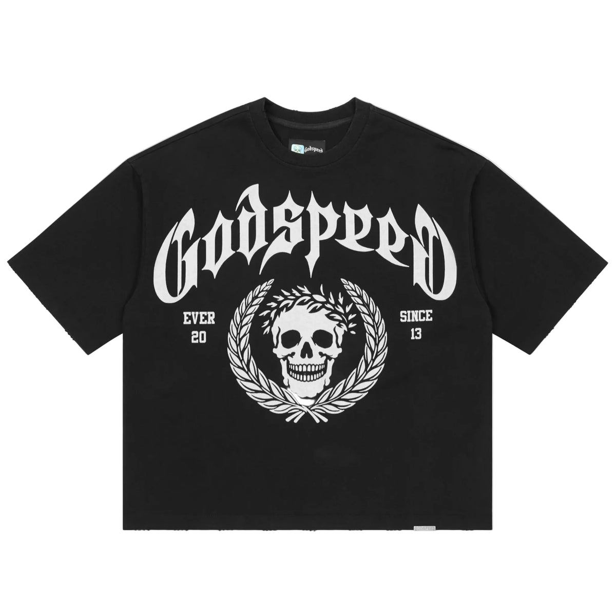 GODSPEED - Victor Crest Tee - Black
