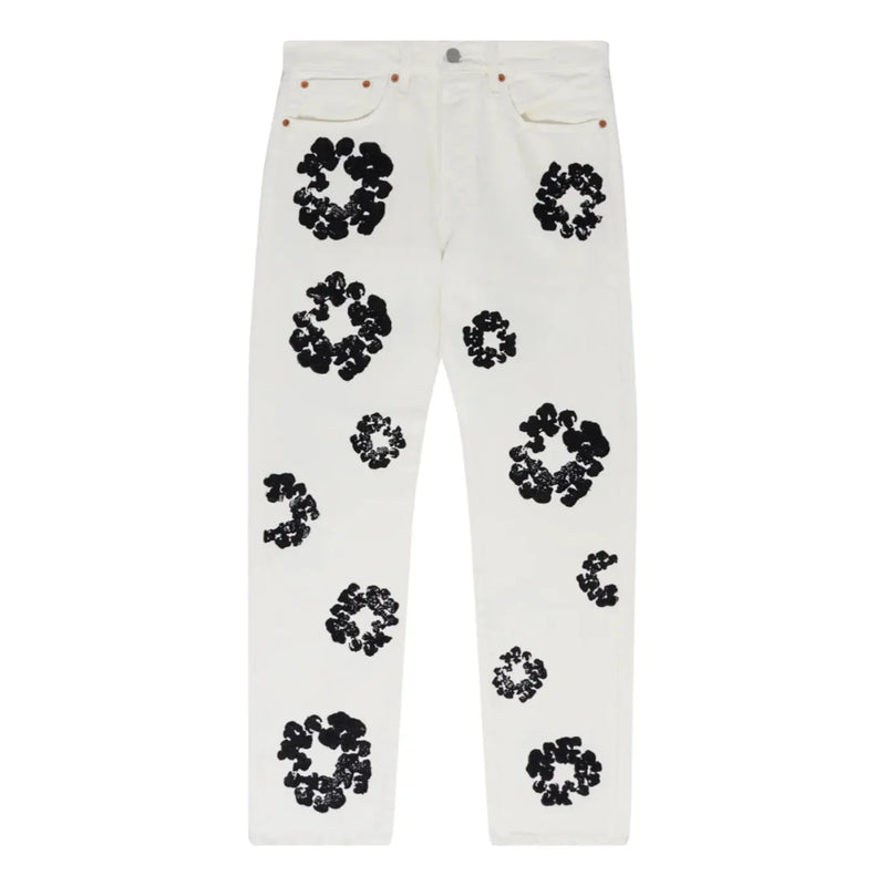 Denim Tears x Levi - Cotton Wreath Denim Jeans - White
