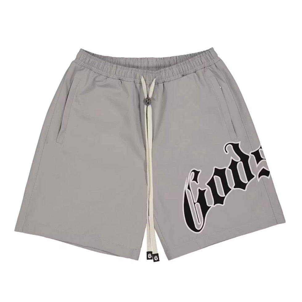 GODSPEED - OG Logo Nylon Shorts - Grey