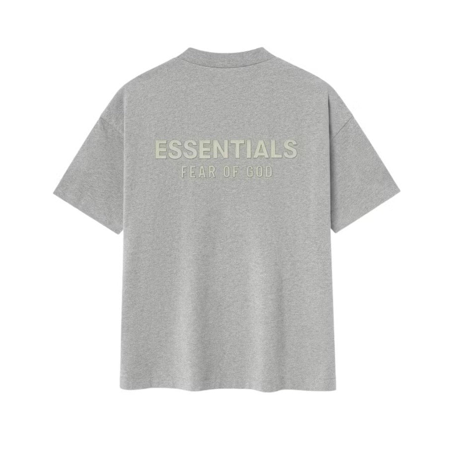 ESSENTIALS - Classic Tee - Concrete Heather