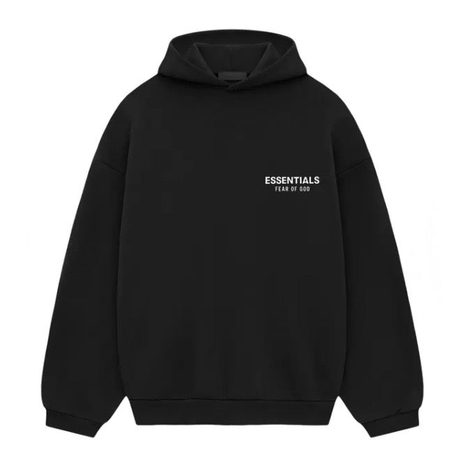 ESSENTIALS - Fleece Hoodie - Black