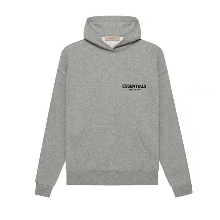 ESSENTIALS - Fleece Hoodie - Dark Oatmeal