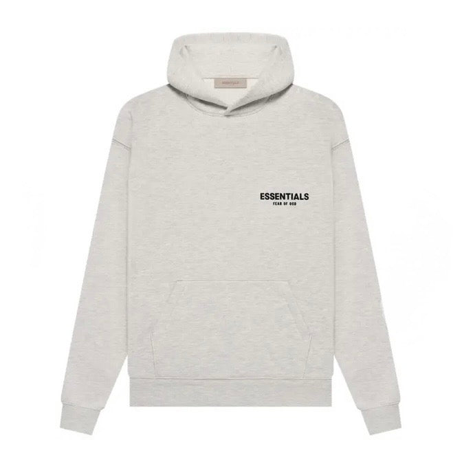 ESSENTIALS - Fleece Hoodie - Light Oatmeal