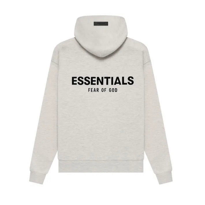 ESSENTIALS - Fleece Hoodie - Light Oatmeal
