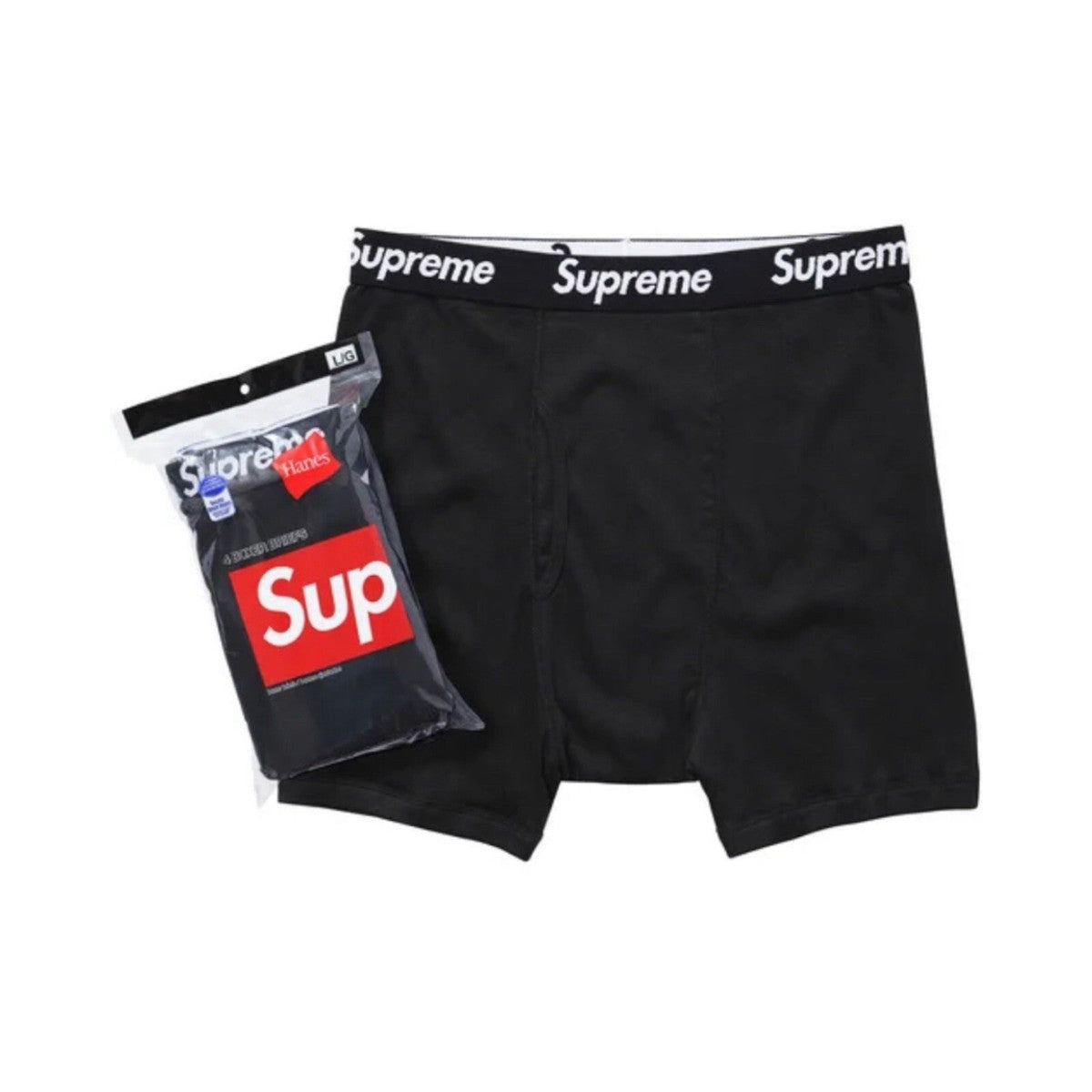 Supreme x Hanes - Briefs - Black