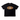 Black Bottega Desires Anarchy tee with front orange oval graphic reading 'Bottega Desires ANARCHY! F*CK THE WORLD'.