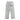Grey Bottega Desires tech sweatpants with an elastic drawstring waist and black BD logo patch on the left thigh.