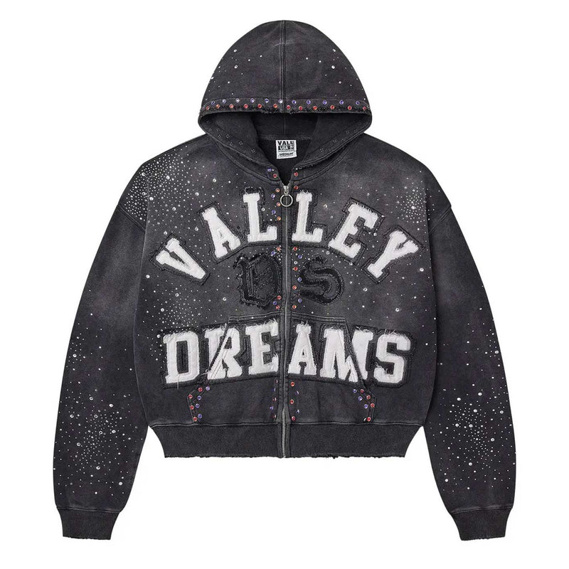 Vale Forever - Classico Bling Zip-Up - Black