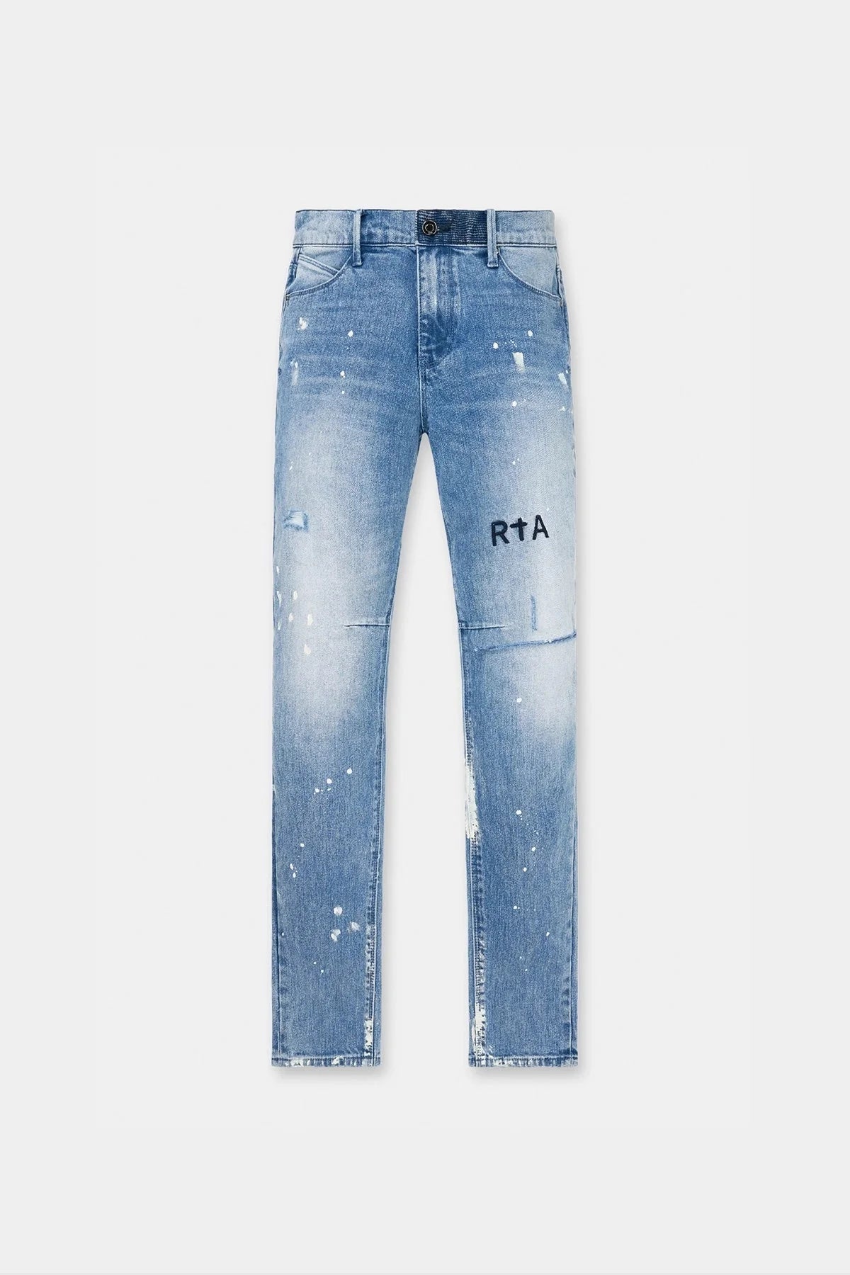 RTA - Bryant Skinny Paint Splatter Jean - Blue