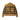 Vale Forever Chocolate Flannel shirt, back view. Brown, yellow, & black plaid pattern. Long sleeves with cuffs.