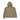 Saint Vanity Wheat Beige French Terry studded full-zip jacket. Studs on hood & cuffs, kangaroo pockets, raw hems.