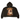 Dark brown Saint Vanity hoodie with vintage graphic: person looking up, pouring from an hourglass, 'SAINT' & 'VANITY' gold text.