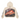 Cream Godspeed hoodie with "Hollywood" sign burning graphic on chest, black tribal flames & red Maltese crosses on sleeves.