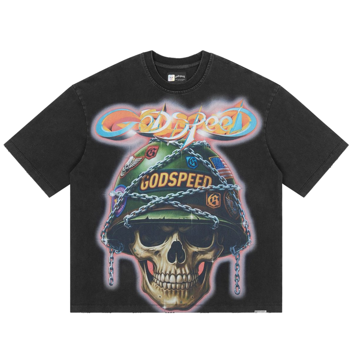 GODSPEED - Badges of Honor Tee - Black