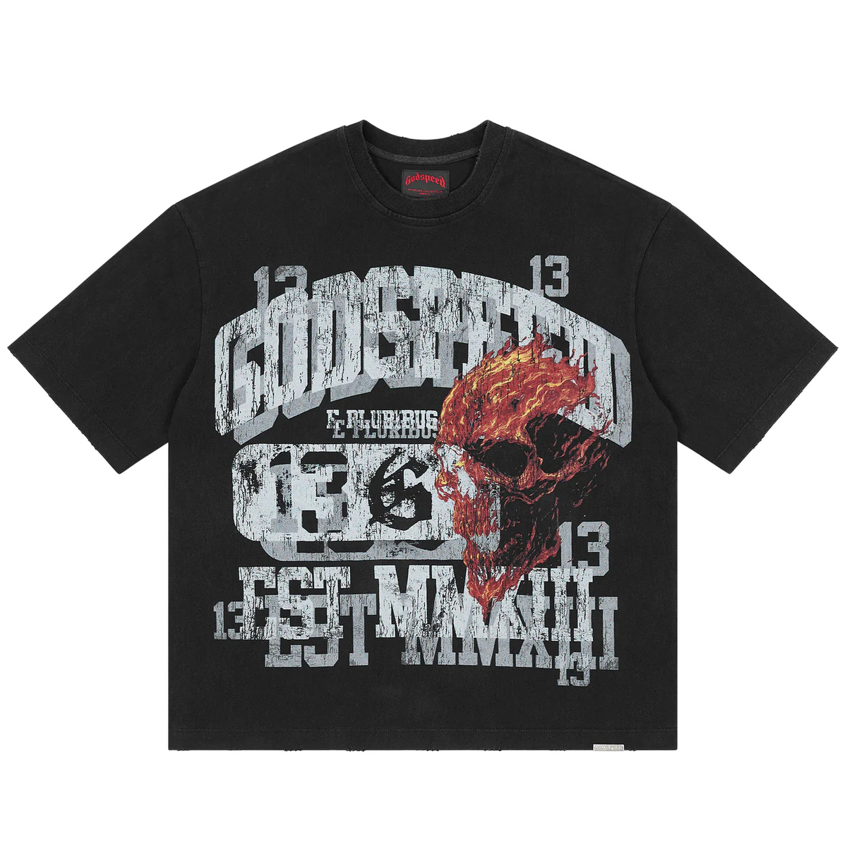 GODSPEED - Seeing Double Tee - Black Wash