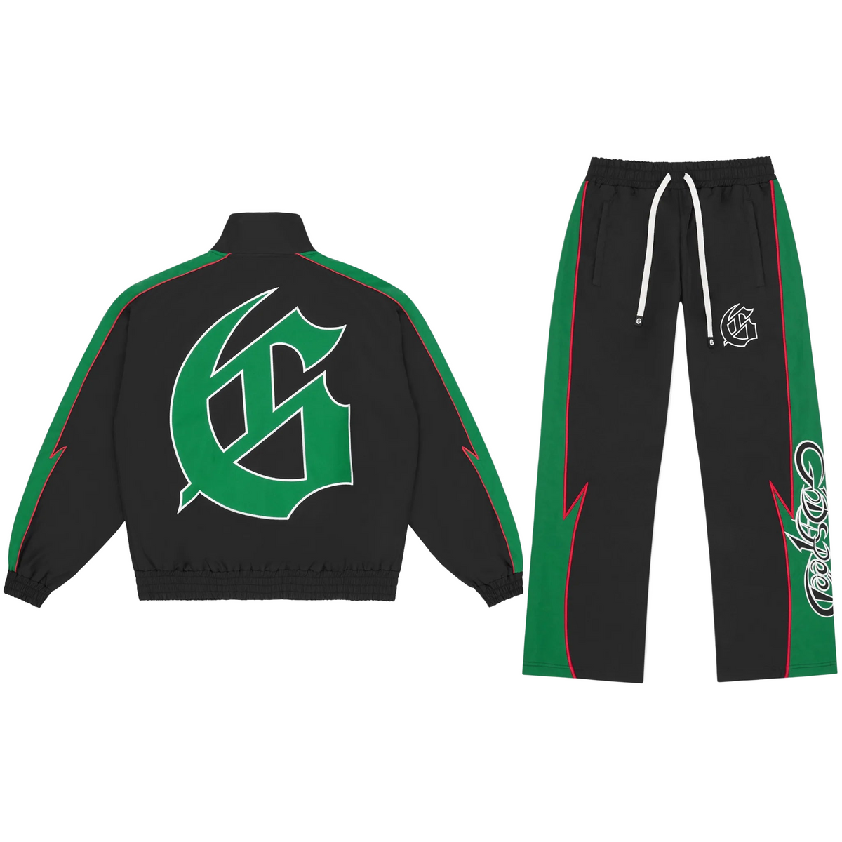 GODSPEED - GT Tracksuit - Black/Green/Red