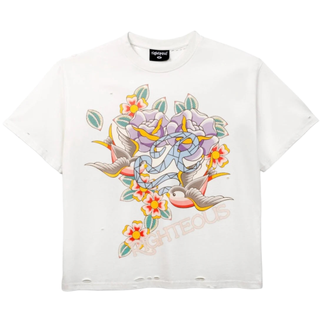We Are Righteous - Faithful Ink Tee - Cream