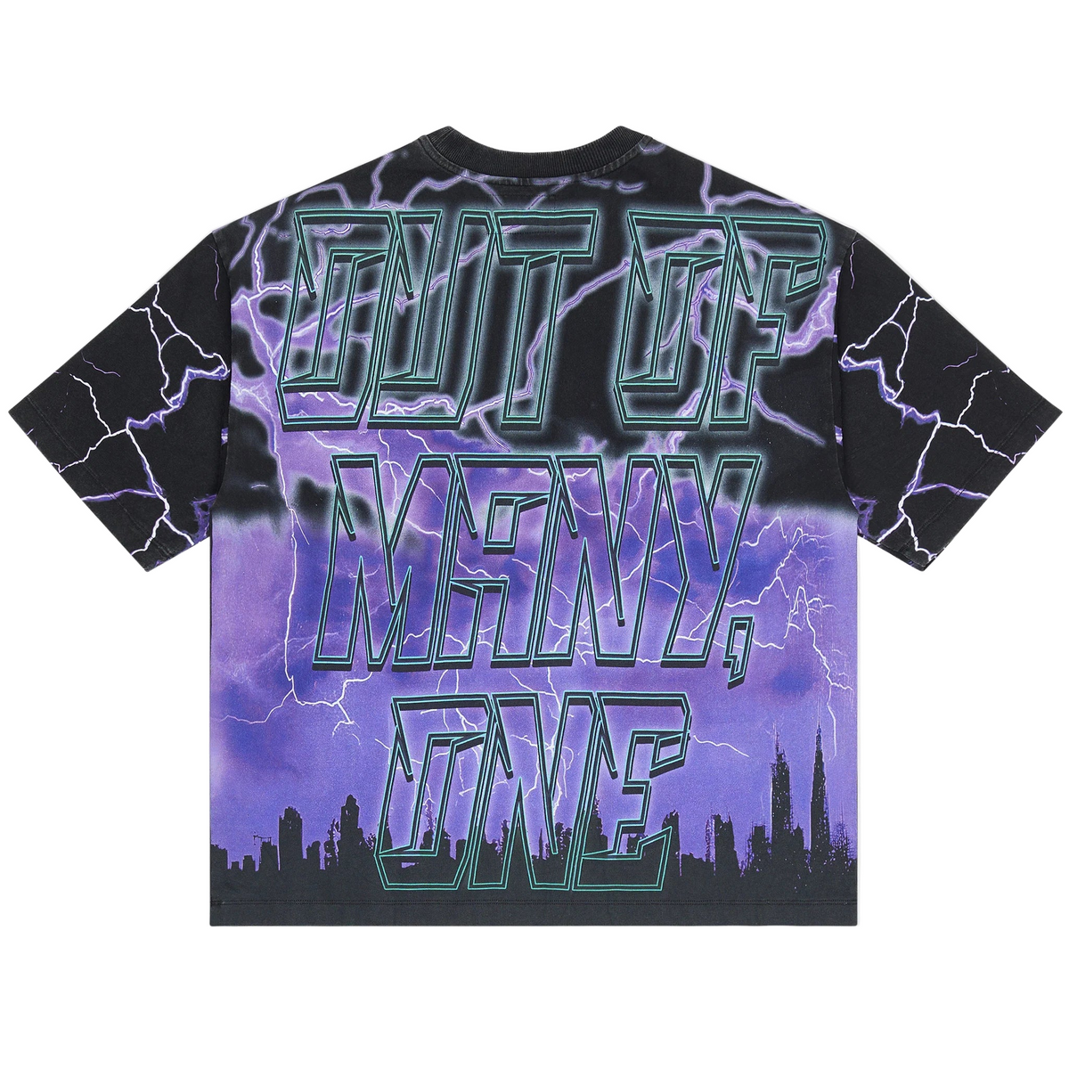 GODSPEED - Voltage Tee - Black/Purple