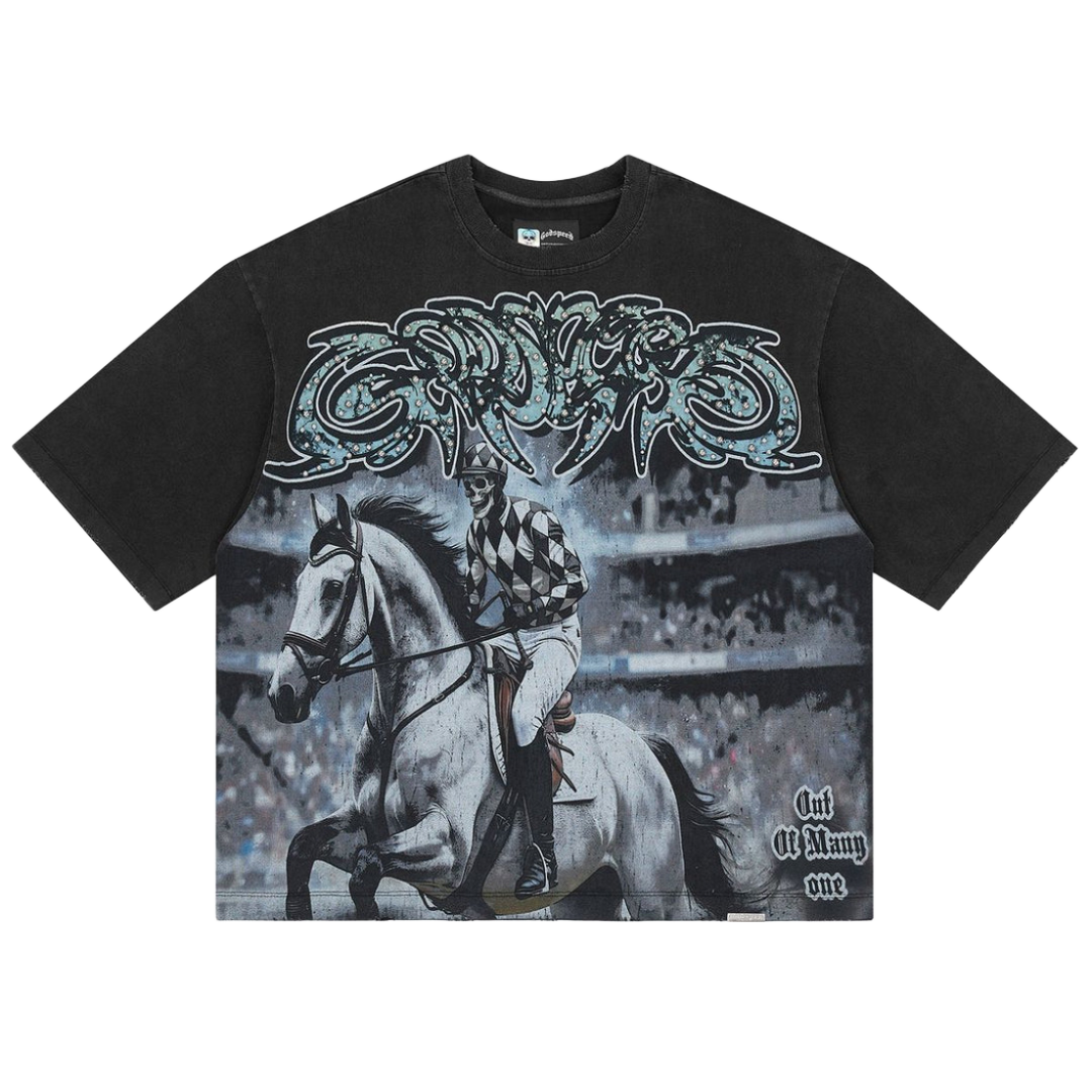 GODSPEED - GS Derby Studded Tee - Black