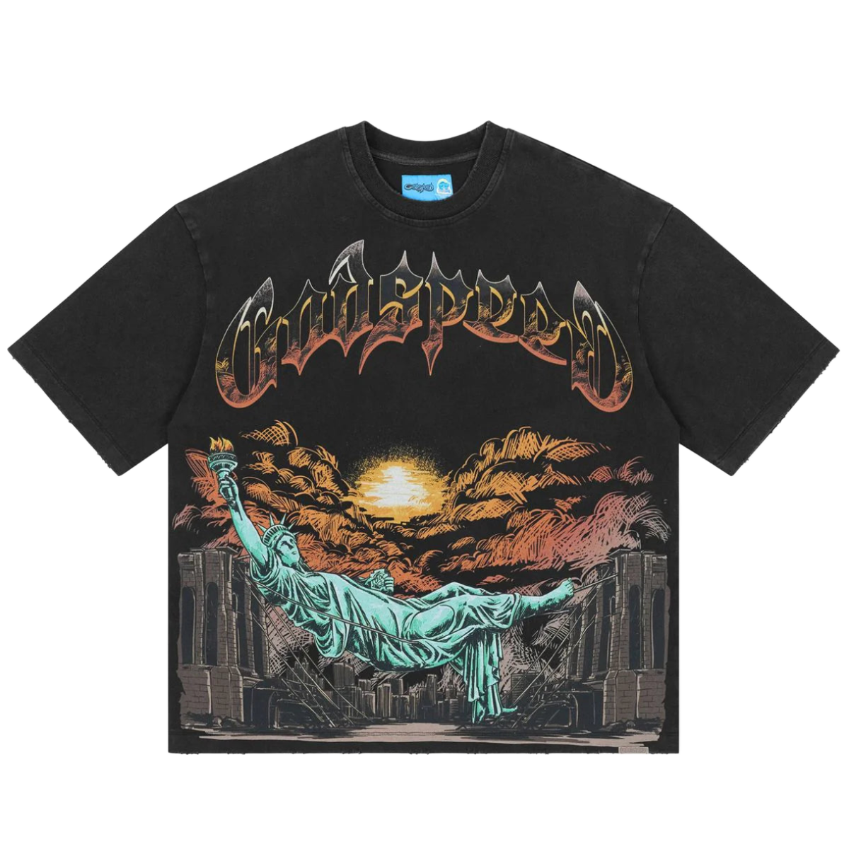 GODSPEED - Burnt Bridges Tee - Black