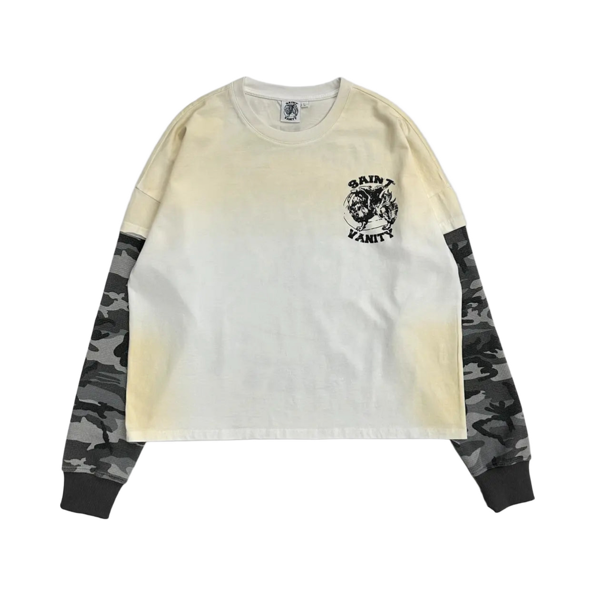 Saint Vanity - Smoke Camo L/S Thermal - Cream