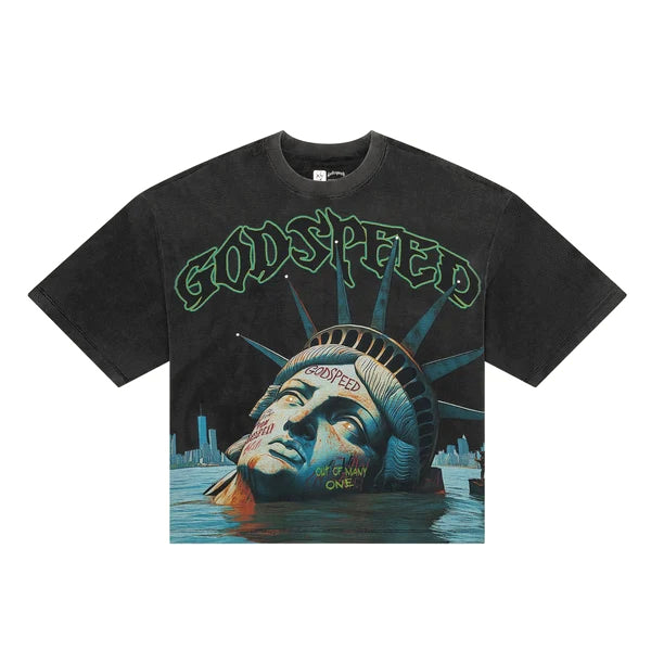 GODSPEED - Sunken Liberty Tee - Black