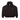 Black HMDD zip-up hoodie with full zipper, "happy memories" chest logo, and sleeves featuring scattered rainbow crystals.